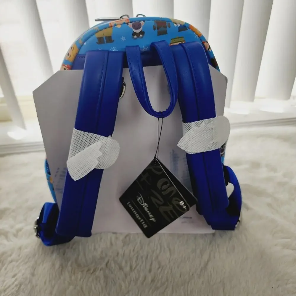 Loungefly Disney Frozen Chibi Mini Backpack Blue NWT Elsa Anna Olaf NEW